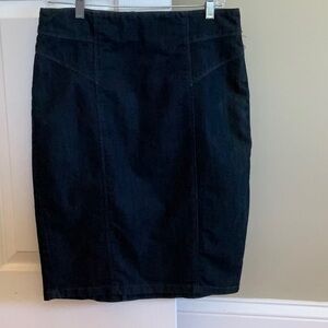Denim pencil skirt. New with tags